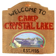 Camp Crystal Lake Sign
