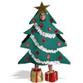 Christmas Tree W/Shoe Boxes Adult Costume