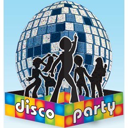 Disco Party Prismatic Centerpiece