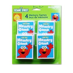 Sesame Street Memory Game (4 count)