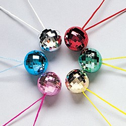 Disco Ball Necklace Asst. (1 count)