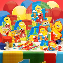 Sesame Street Beginnings 1st Birthday Deluxe Party Kit
