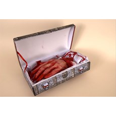 Gory Pirate Chest with Bloody Hand