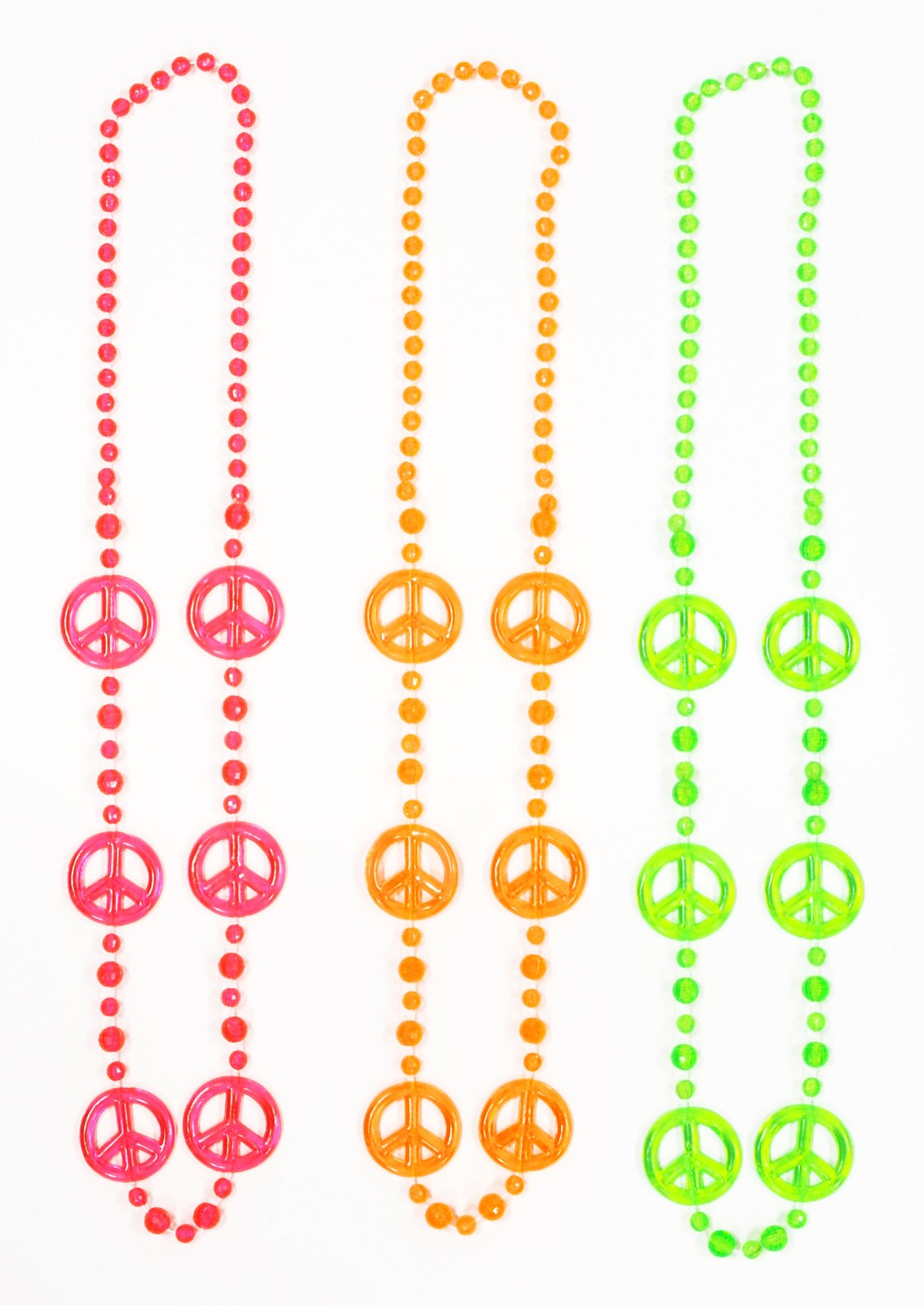 Funky Peace Beads (3 count)