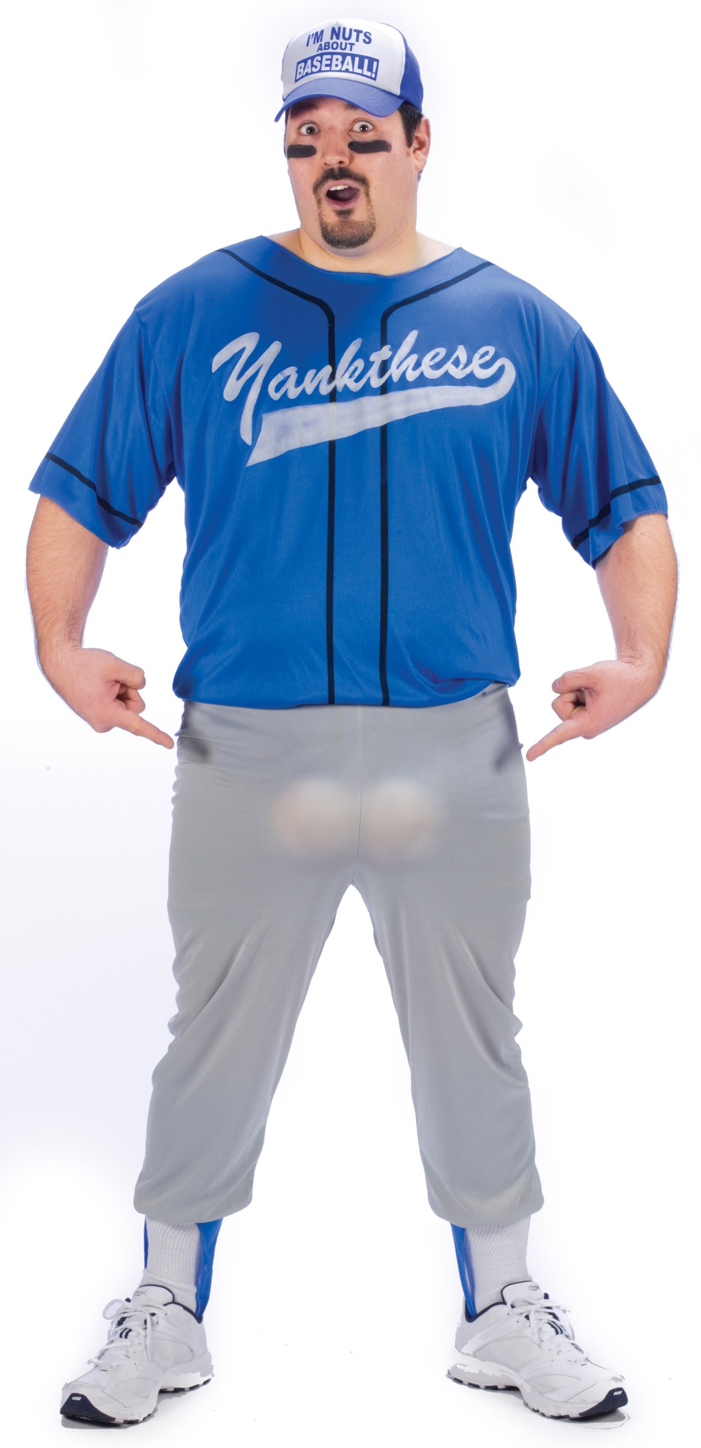 Baseball Nut Adult Plus Costume