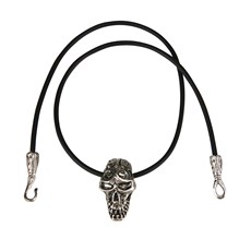 Corded Skull Necklace