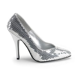 Silver Sequin Adult Shoes