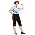 Rosie Riveter Adult Plus Costume