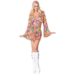 Hippie Chick Dress Adult Costume