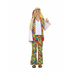 Hippie Woman Adult Plus Costume