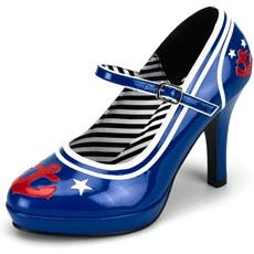 Blue Sailor Heel Adult Shoes
