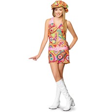 Groovy Hippie Teen Costume