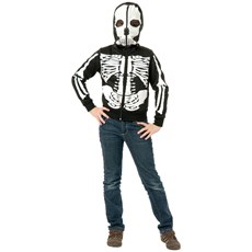 Girls Skeleton Sweatshirt Hoodie Costume