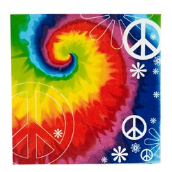 Tie Dye Fun Lunch Napkins (18 count)