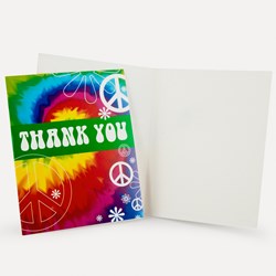 Tie Dye Fun Thank You Cards (8 count)
