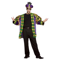 Mardi Gras King Adult Costume