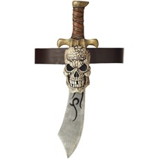 Pirate Sword & Skull Sheath Adult