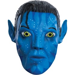 Avatar Movie Jake Sully 3/4 Vinyl Adult Mask