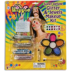 Super Deluxe Glitter & Jewels Hippie Makeup Kit