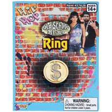 Hip Hop Dollar Sign Ring