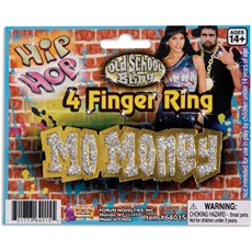 Hip Hop Mo Money 4-Finger Ring