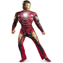 Iron Man 2 (2010) Movie - Iron Man Mark 6 Light Up Deluxe Adult Costume