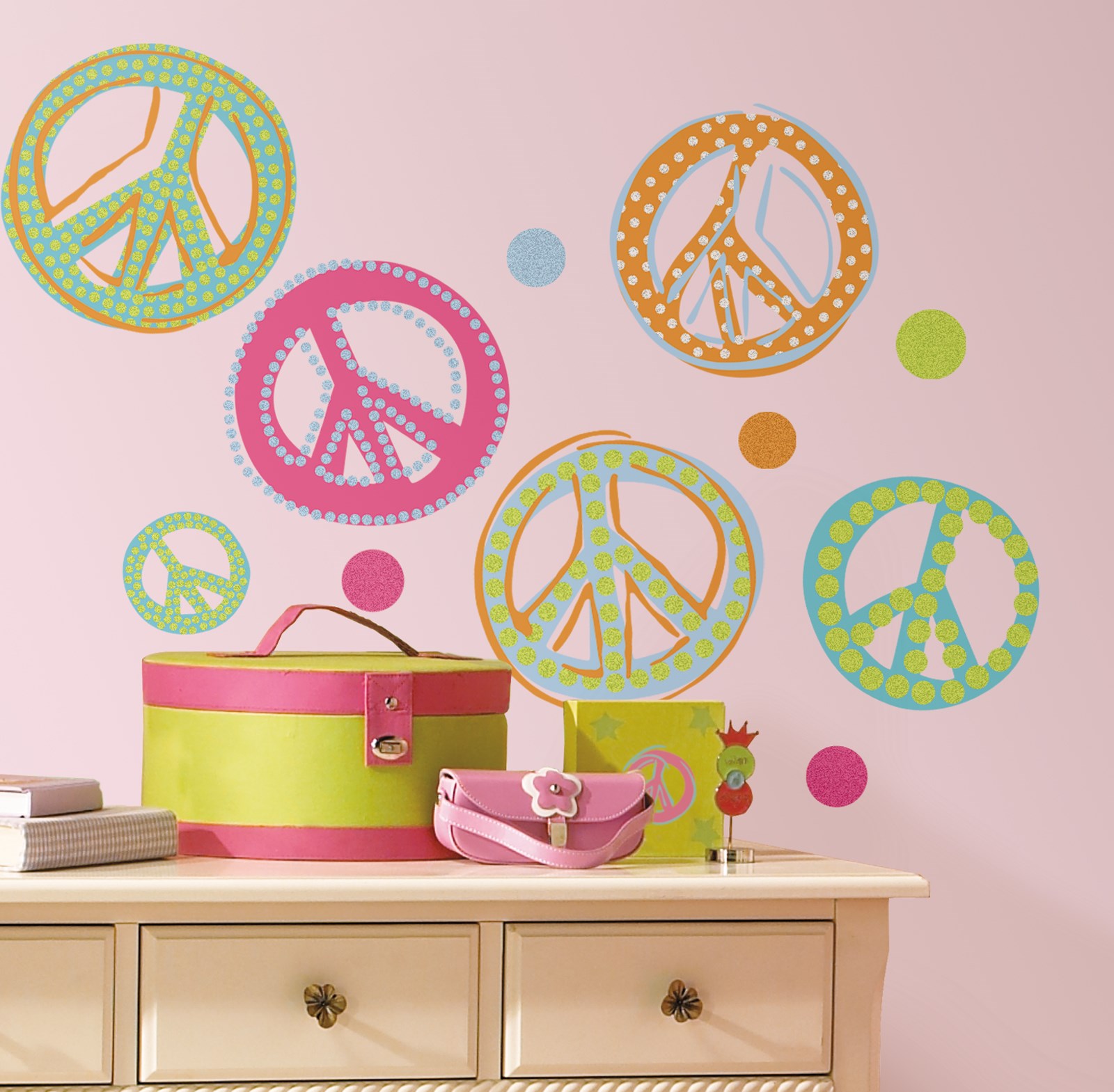 Peace Sign Removable Wall Decorations