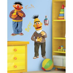 Burt and Ernie Peel and Stick Giant Wall Decals