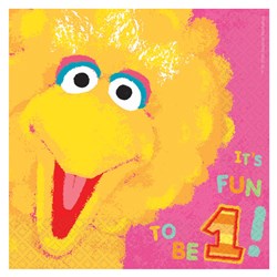 Sesame Street 1st – Big Bird Lunch Napkins (36 count)