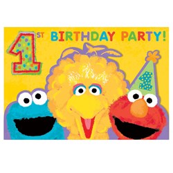 Sesame Street 1st – Invitations (20 count)
