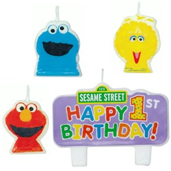 Sesame Street 1st – Molded Candle Set (4 count)