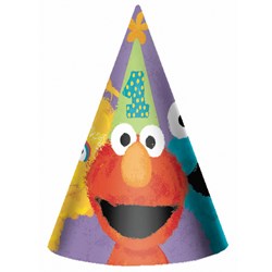 Sesame Street 1st – Cone Hats (8 count)