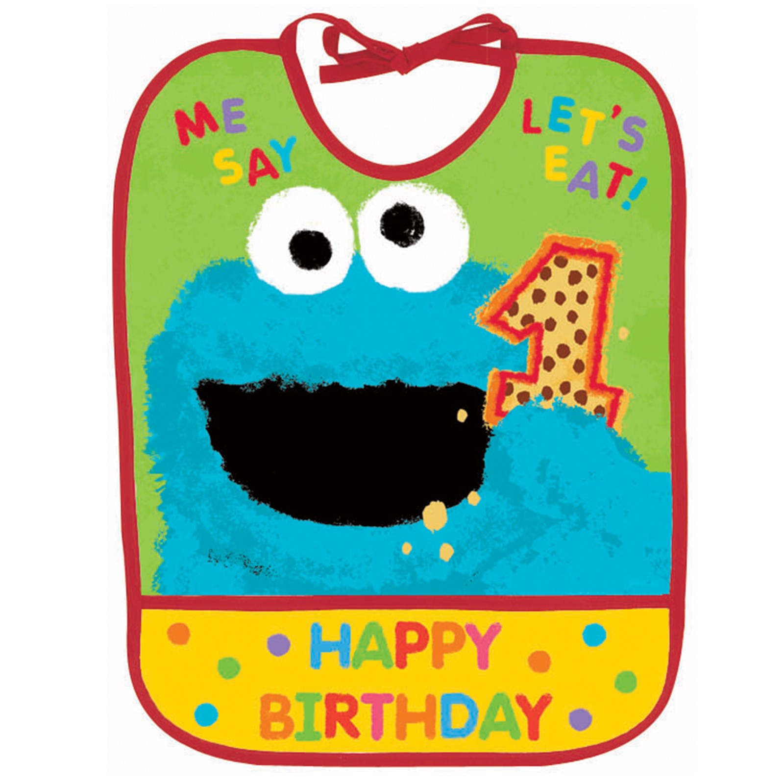 Sesame Street 1st – 1st Birthday Bib