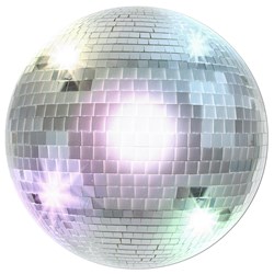 70’s Disco Ball Cutout