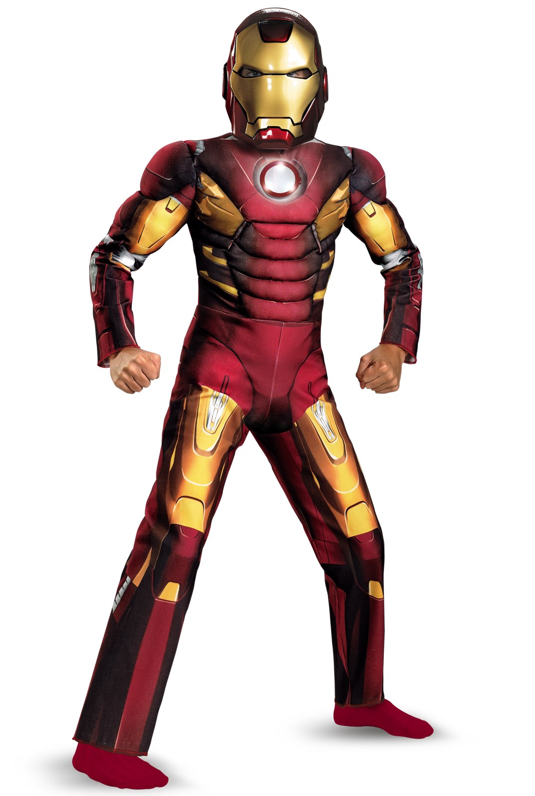 The Avengers Iron Man Mark VII Light Up Muscle Chest Child Costume