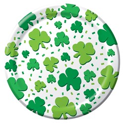 St. Patrick's Day Shamrocks - Dessert Plates (8 count)