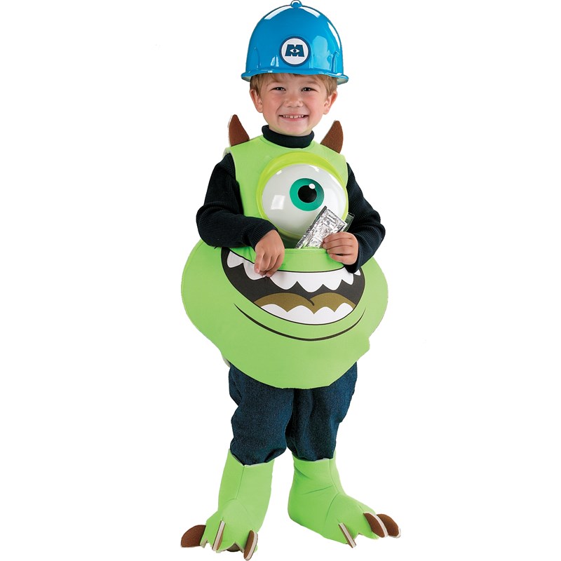 Monsters Inc. Disney Mike Candy Catcher Child Costume for the 2022 Costume season.