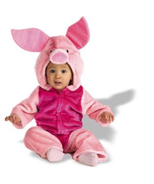 Disney Baby Piglet Plush Bodysuit Infant / Toddler Costume