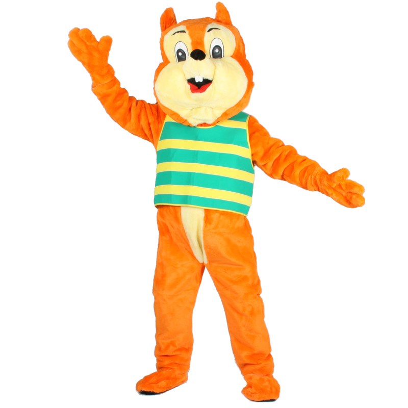 Nut E. Squirrel Mascot Adult Costume for the 2022 Costume season.