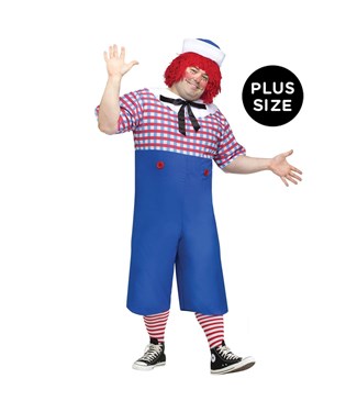 Raggedy Andy Adult Plus Costume