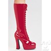 Easy Lace Boots Red