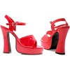 Lea Platform Shoes Red