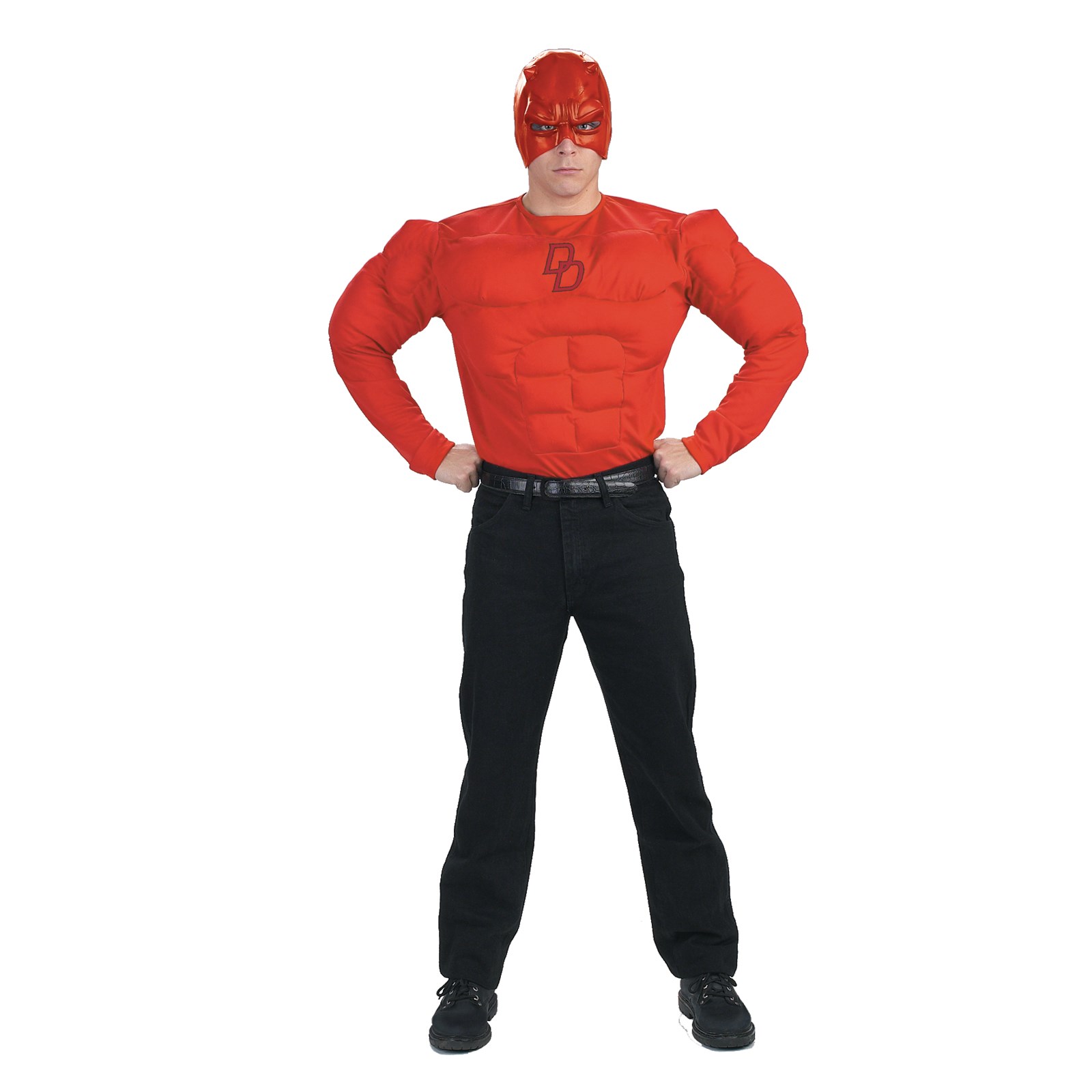 Daredevil Muscle Top With Mask Adult