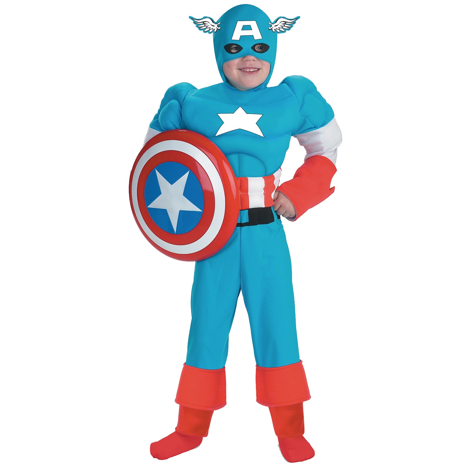 Captain America Deluxe Muscle Child