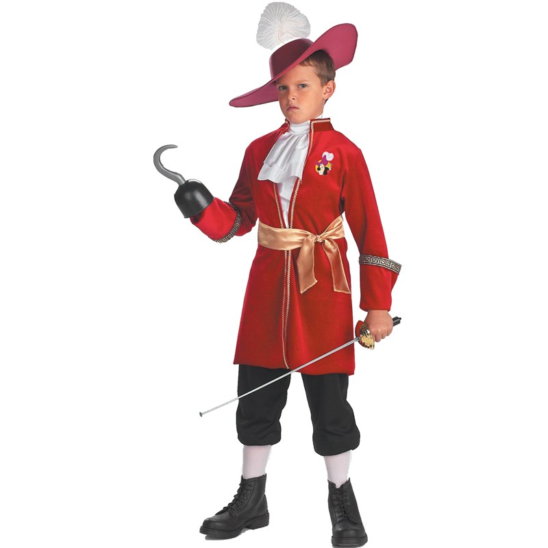 Peter Pan Disney Captain Hook Toddler  and  Child Costume for the 2022 Costume season.