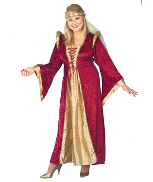 Renaissance Queen Adult Plus Costume