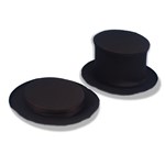 Collapsible Top Hat Black Adult