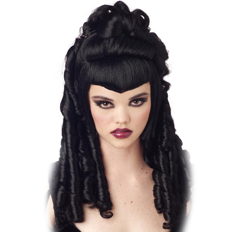 Goth Vampira Wig (Black) for the 2022 Costume season.