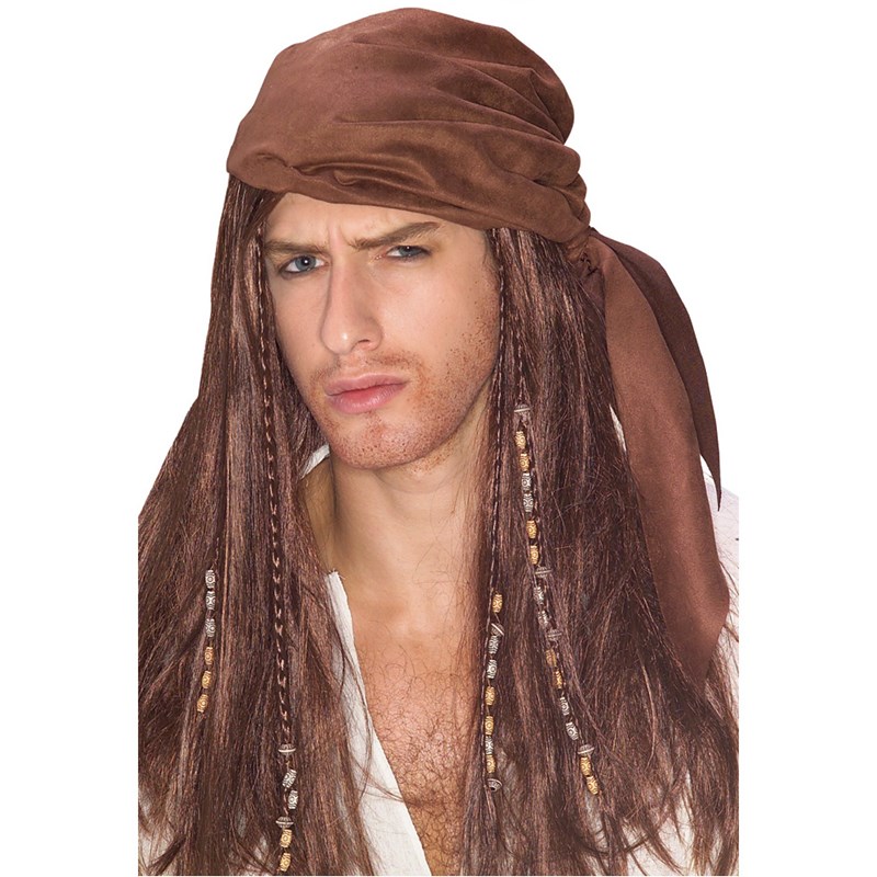 Caribbean Pirate Wig With Beads for the 2022 Costume season.
