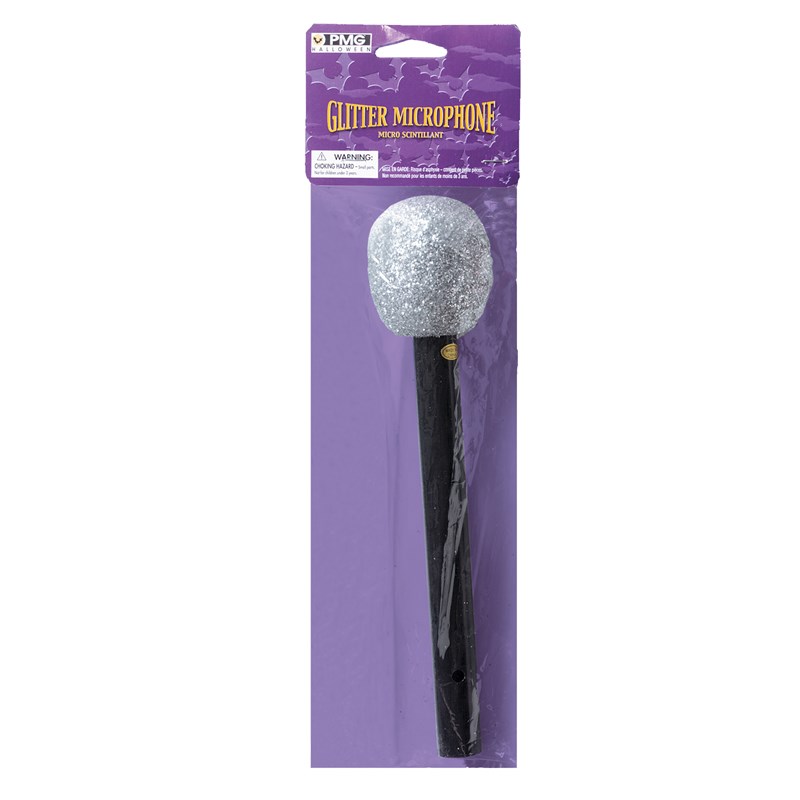 Glitter Microphone (Silver) for the 2022 Costume season.
